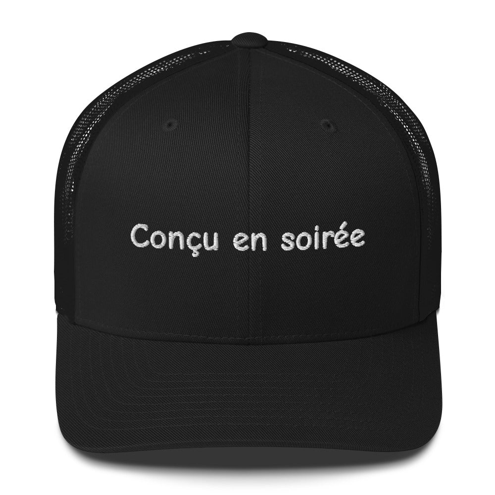 Casquette brodée Conçu en soirée - Sedurro