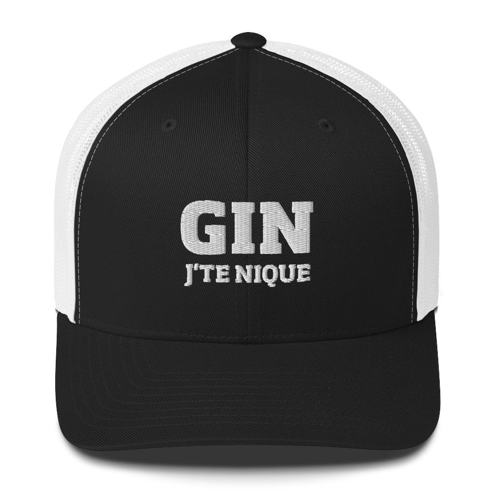 Casquette brodée Gin j'te nique - Sedurro