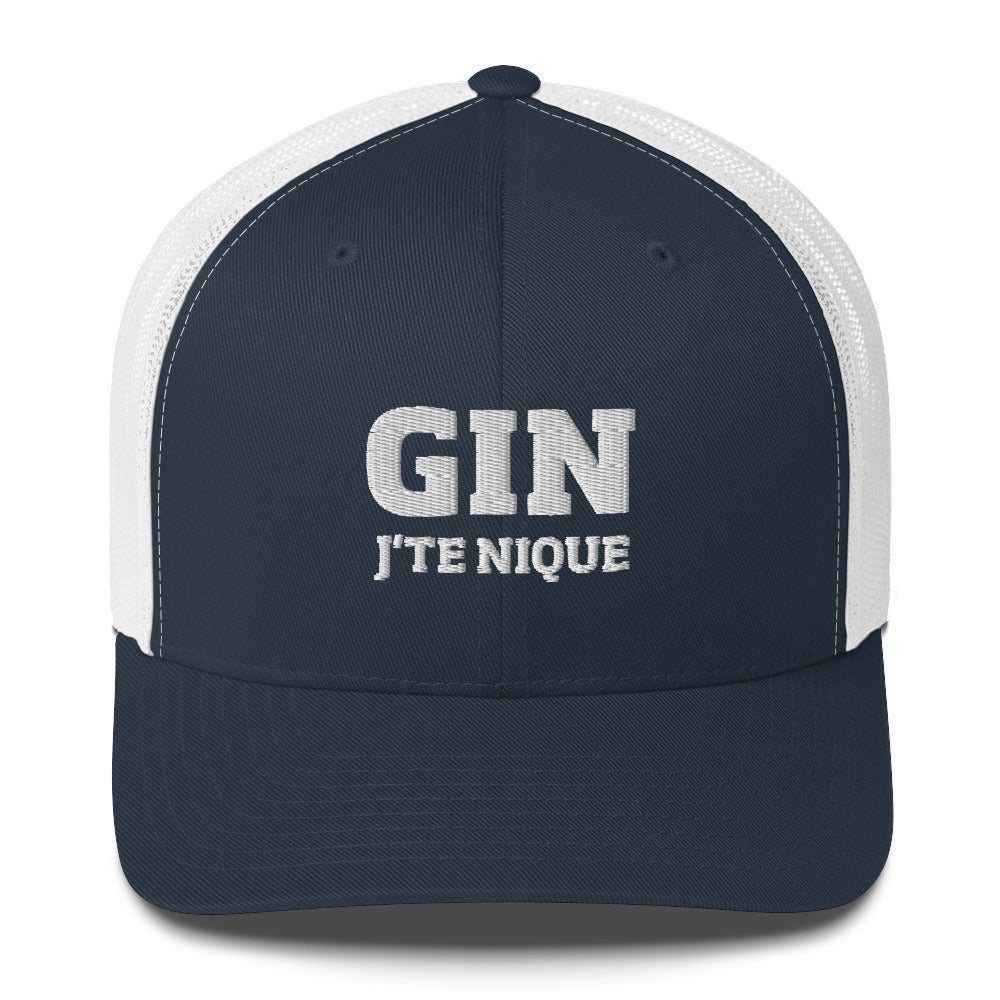 Casquette brodée Gin j'te nique - Sedurro