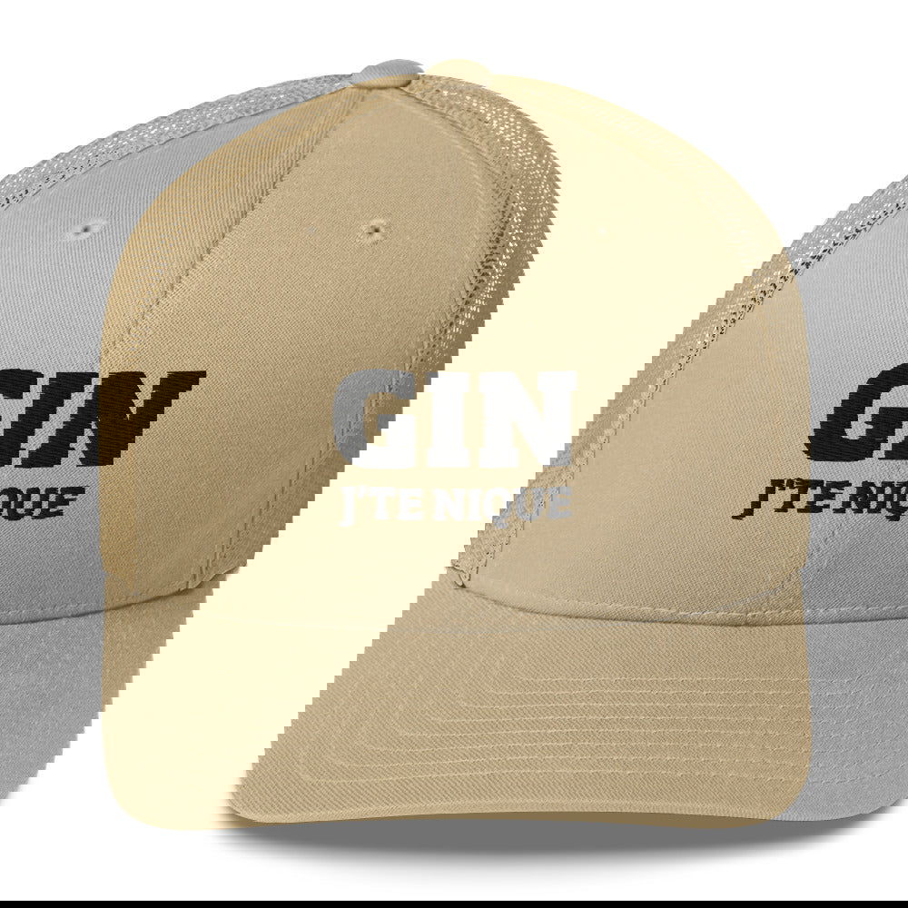 Casquette brodée Gin j'te nique - Sedurro