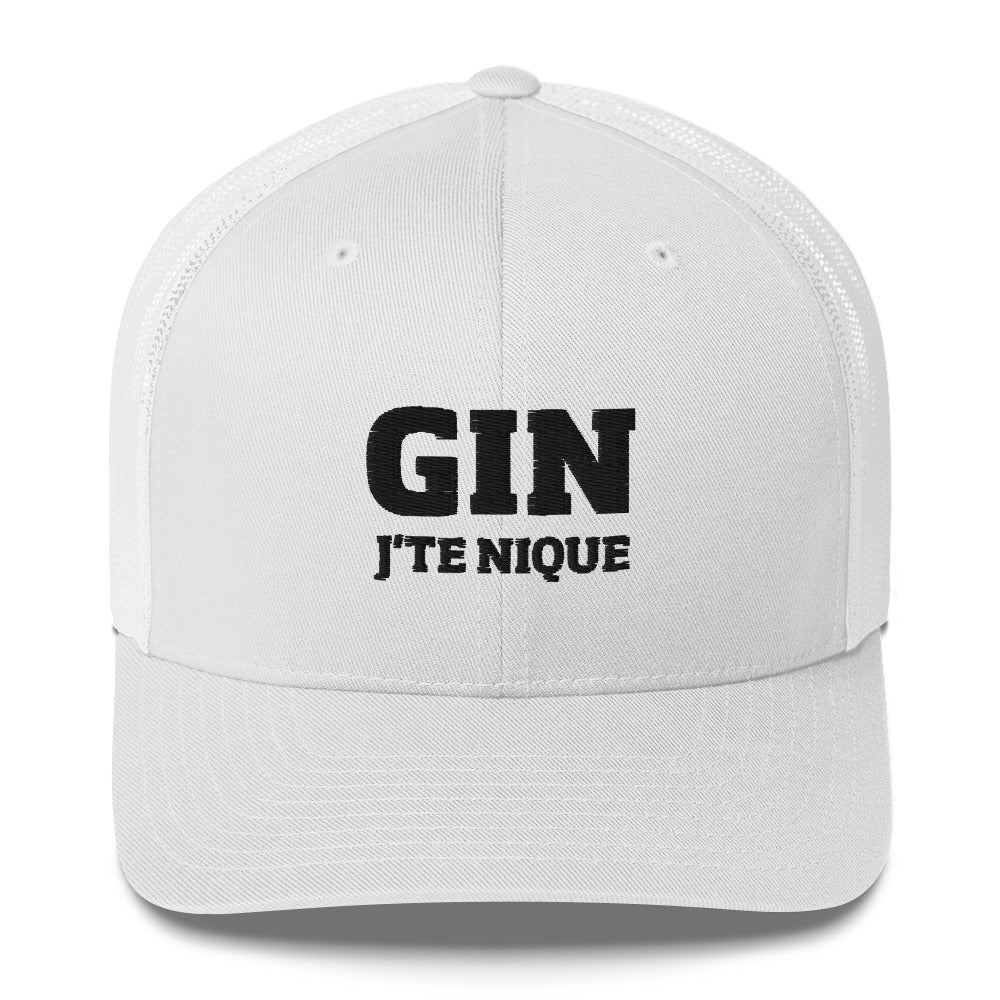 Casquette brodée Gin j'te nique - Sedurro