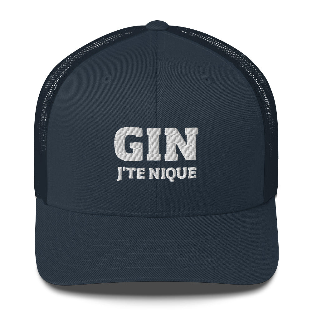 Casquette brodée Gin j'te nique - Sedurro