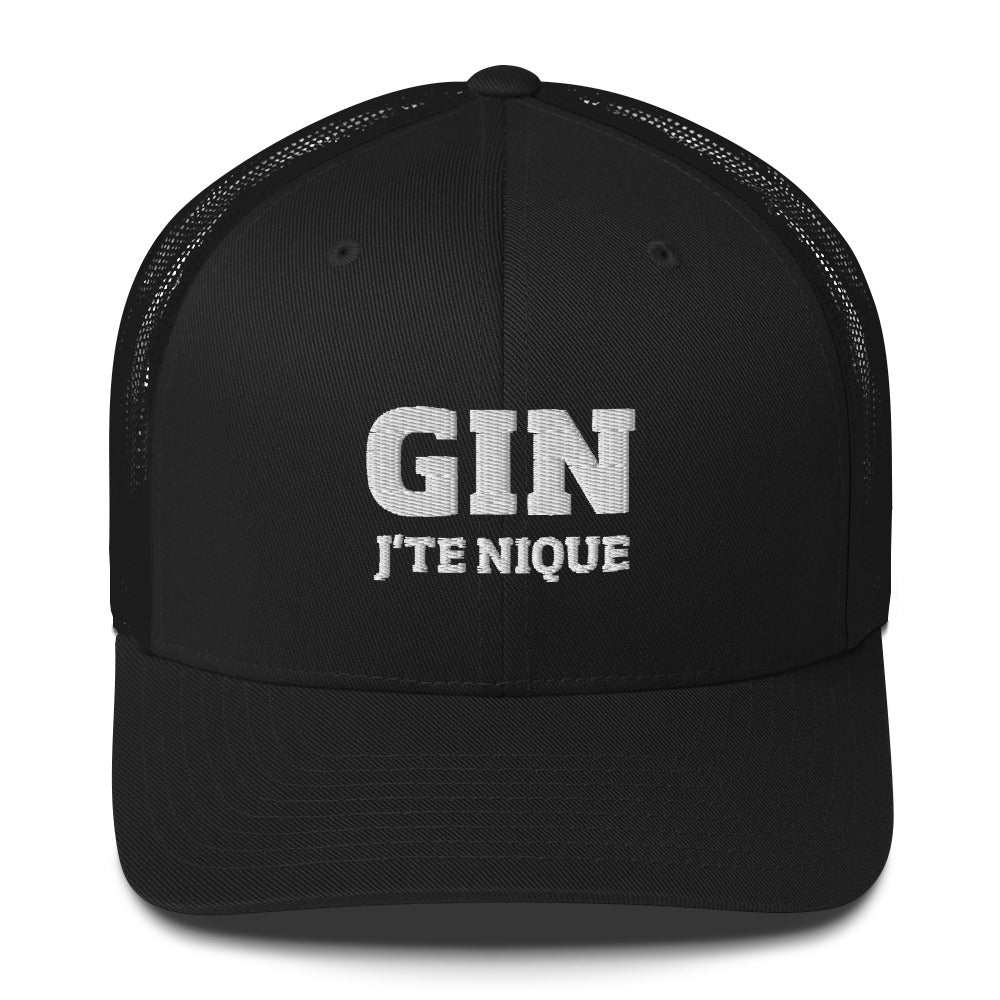 Casquette brodée Gin j'te nique - Sedurro