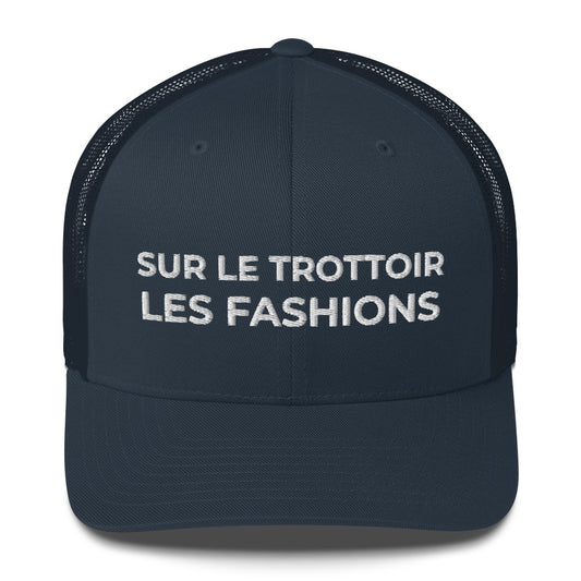 Casquette brodée Sur le trottoir les fashions - Sedurro