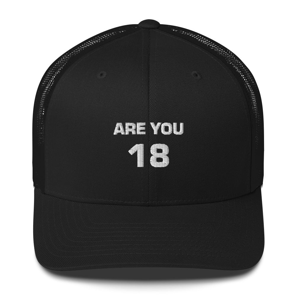 Casquette brodée Are you 18 - Sedurro