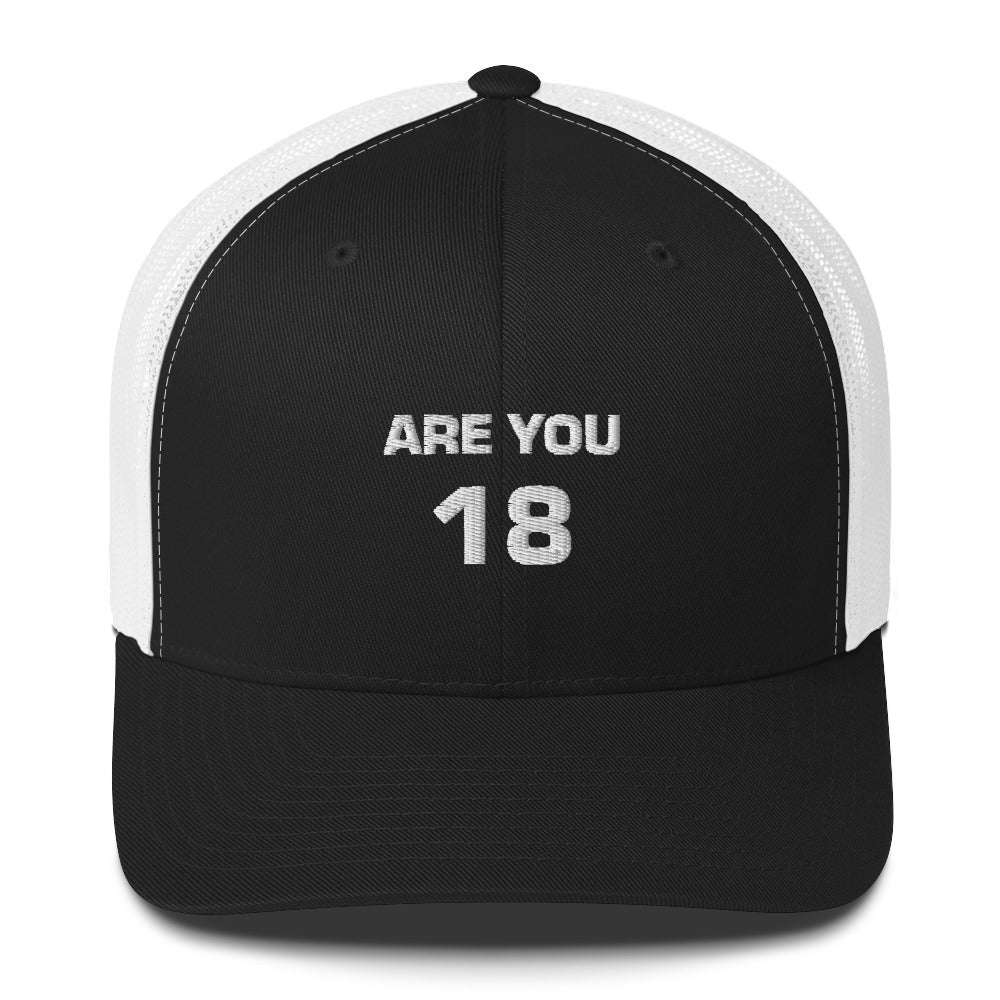 Casquette brodée Are you 18 - Sedurro
