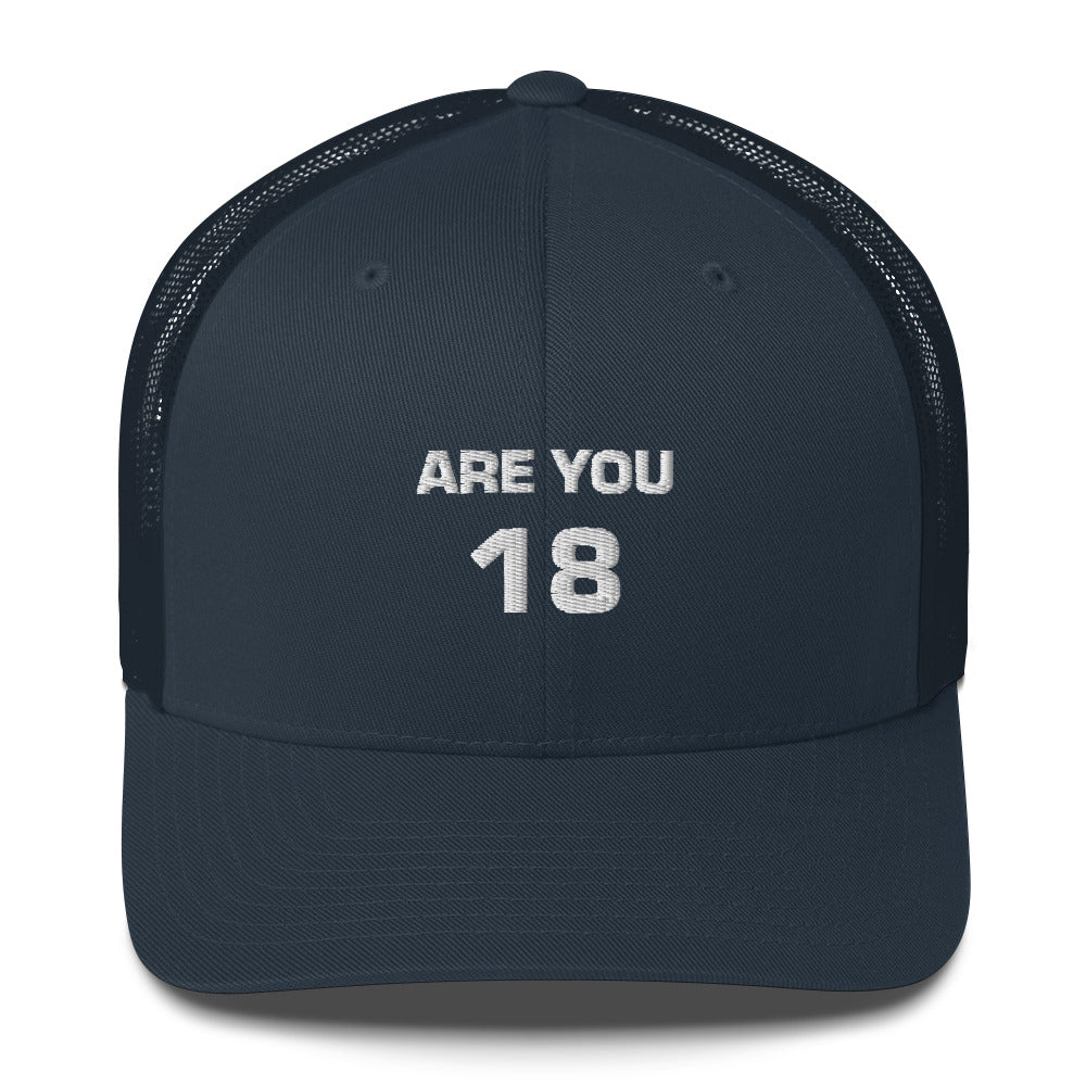 Casquette brodée Are you 18 - Sedurro