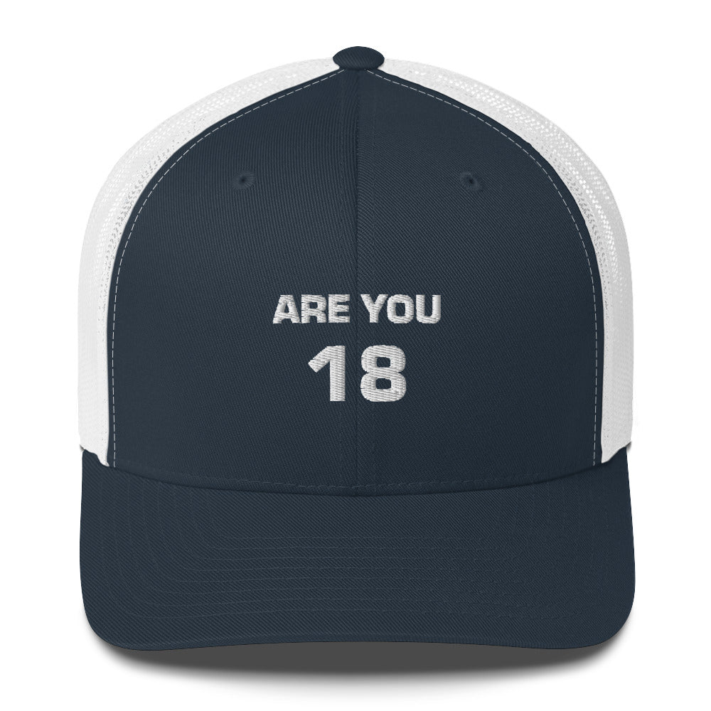 Casquette brodée Are you 18 - Sedurro