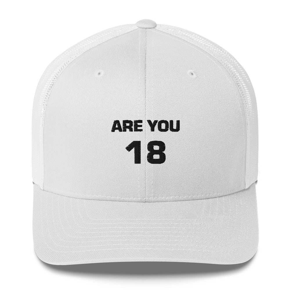 Casquette brodée Are you 18 - Sedurro