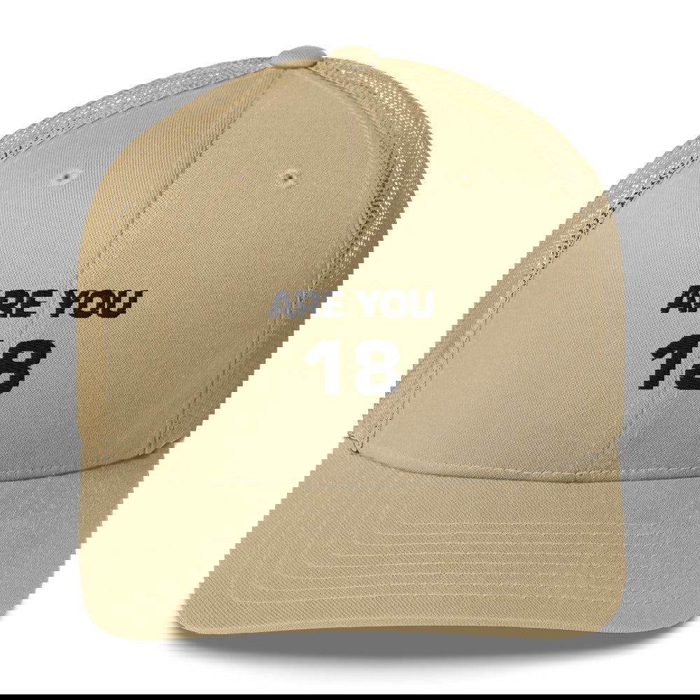 Casquette brodée Are you 18 - Sedurro