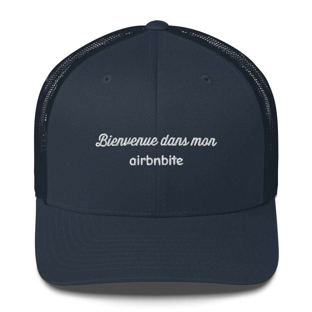 Casquette brodée Bienvenue dans mon airbnbite - Sedurro