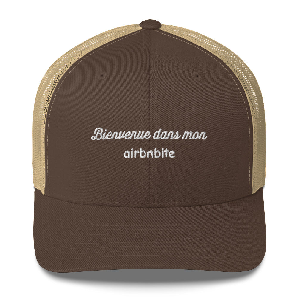Casquette brodée Bienvenue dans mon airbnbite - Sedurro