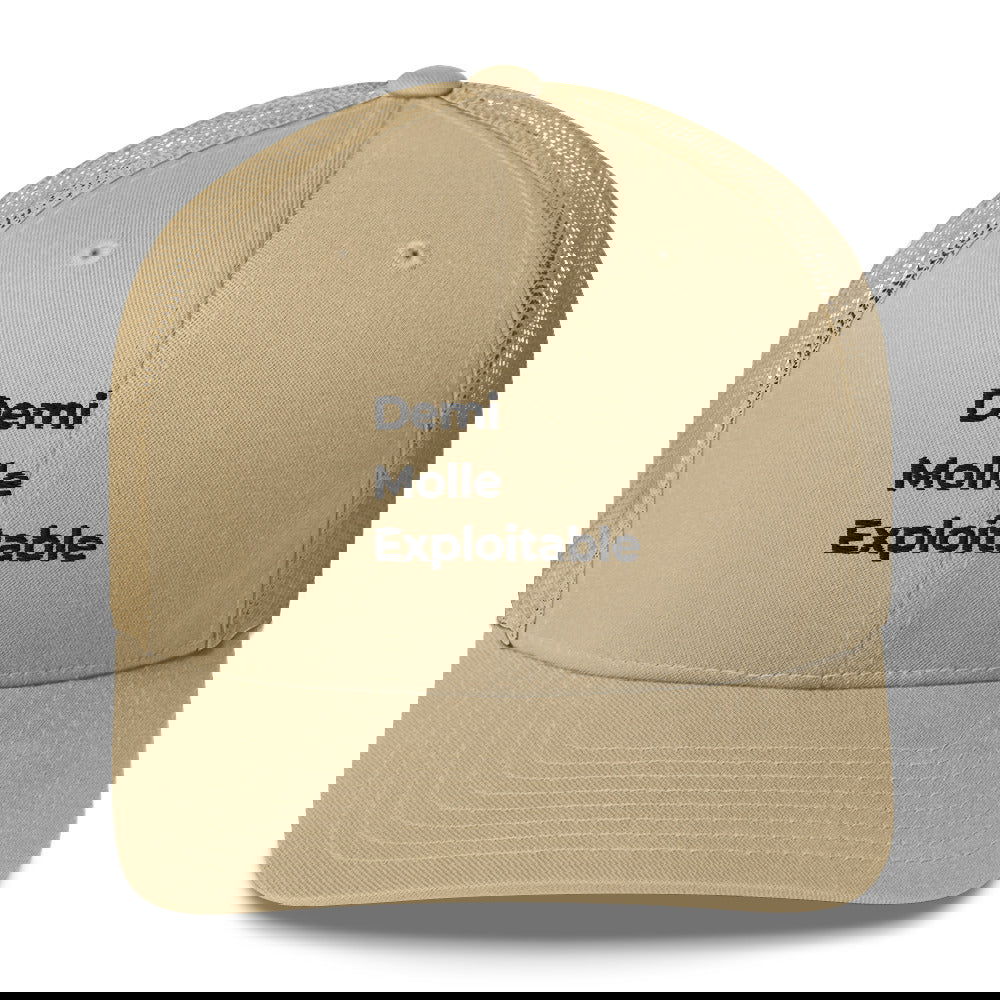 Casquette brodée Demi molle exploitable Kaki - Sedurro