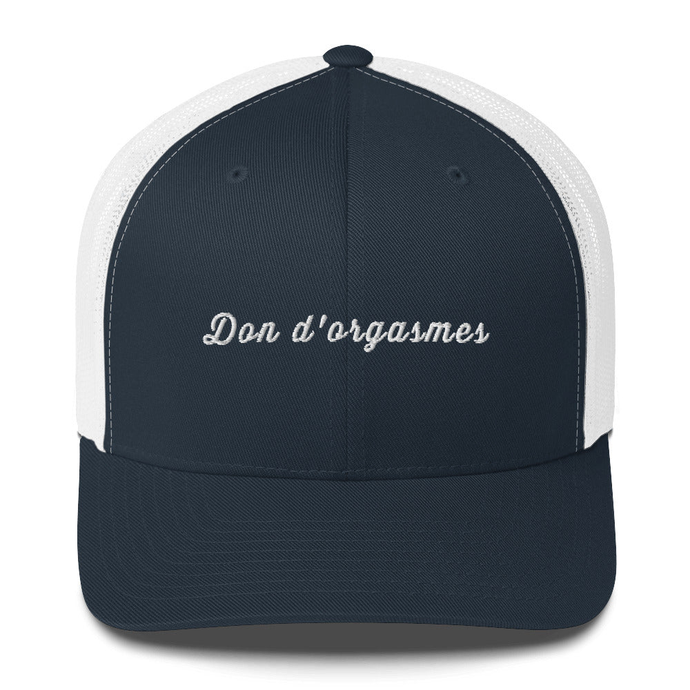 Casquette brodée Don d'orgasmes - Sedurro