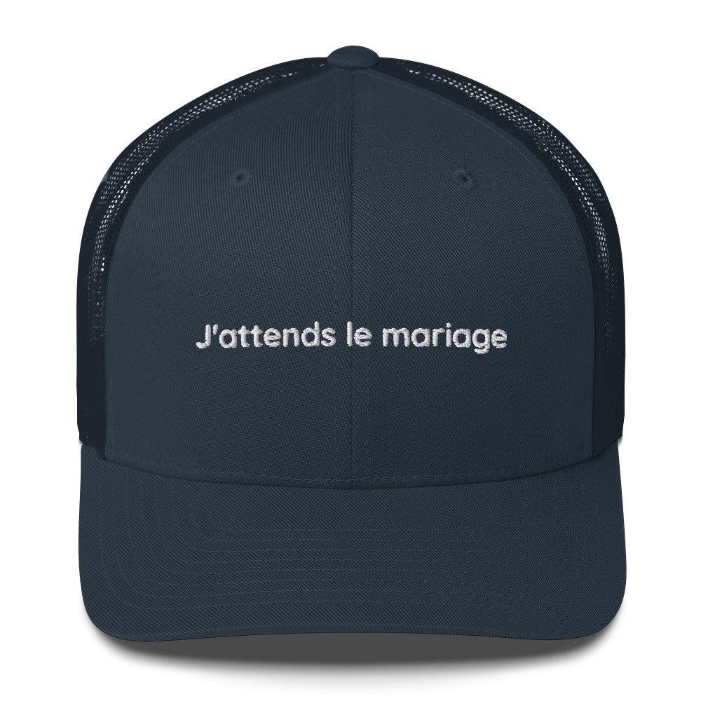 Casquette brodée J'attends le mariage - Sedurro