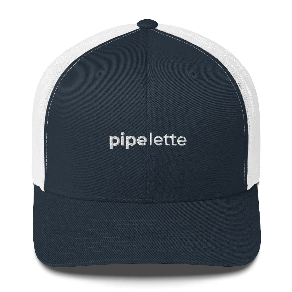 Casquette brodée Pipelette Bleu Marine Blanc - Sedurro