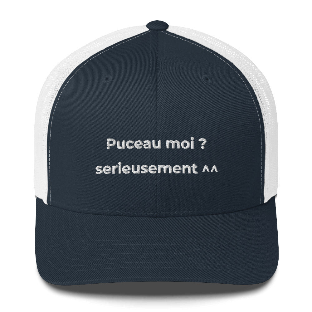 Casquette brodée Puceau moi on me l'avait pas sorti depuis longtemps - Sedurro