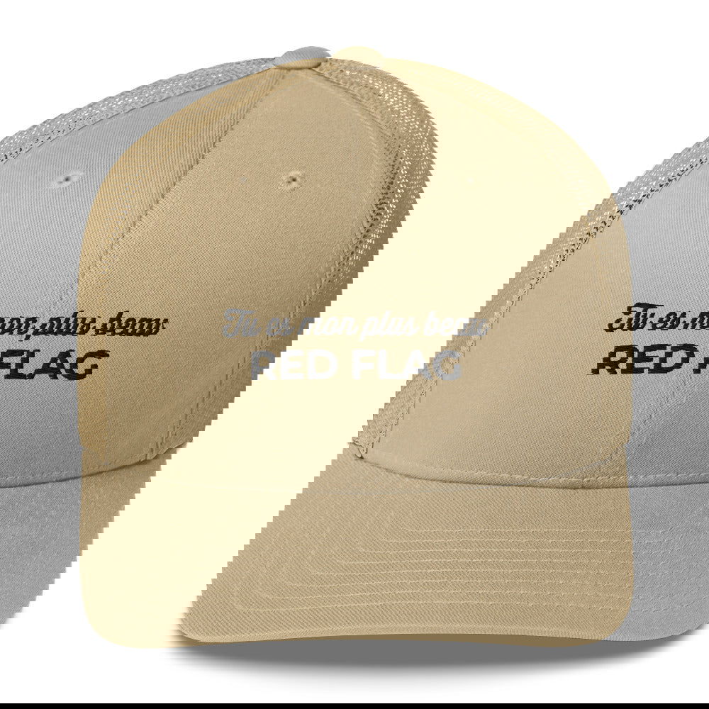 Casquette brodée Tu es mon plus beau red flag - Sedurro