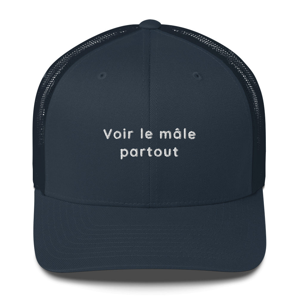 Casquette brodée Voir le mâle partout - Sedurro