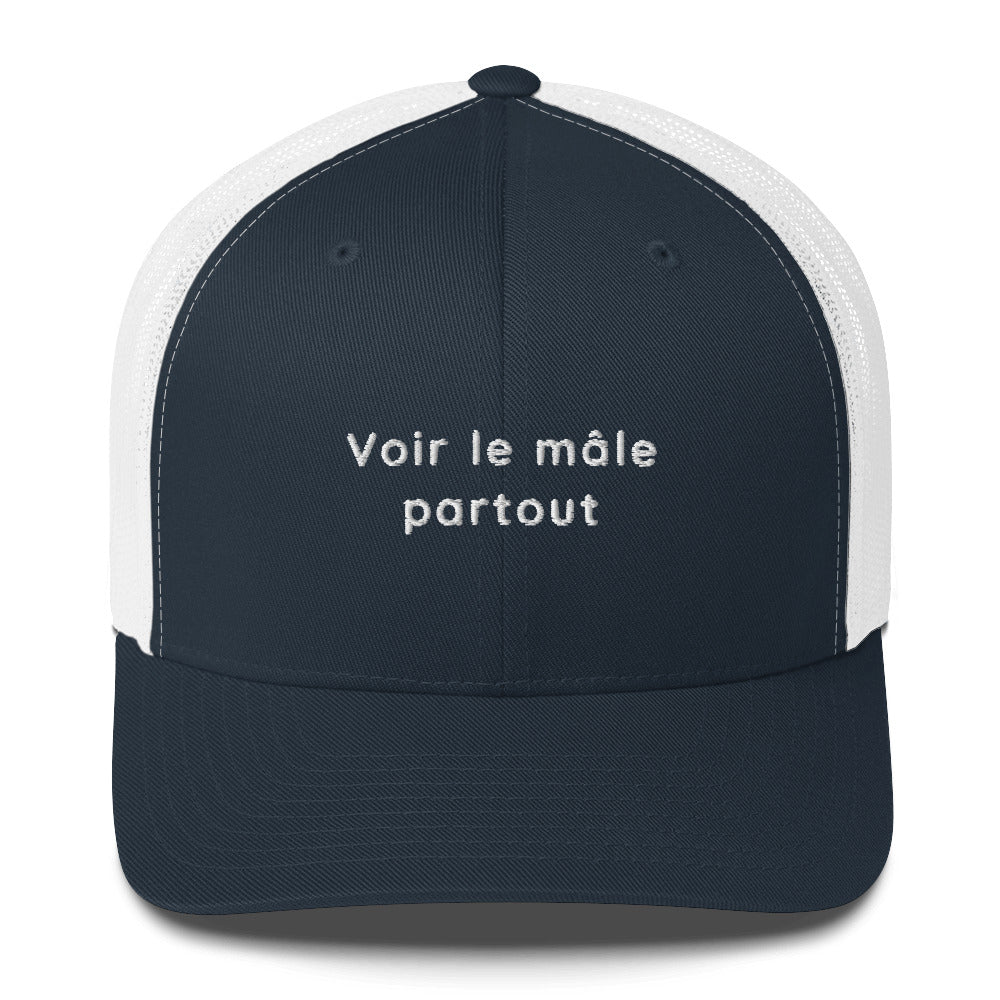 Casquette brodée Voir le mâle partout - Sedurro
