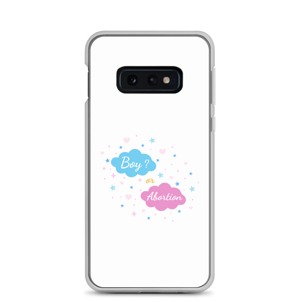 Coque Samsung Boy or abortion gender reveal Samsung Galaxy S10e - Sedurro