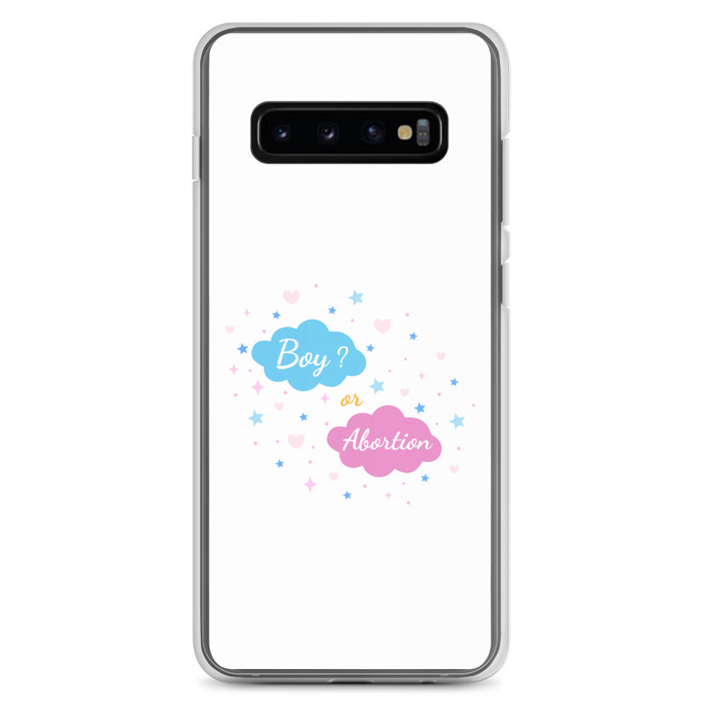 Coque Samsung Boy or abortion gender reveal Samsung Galaxy S10+ - Sedurro