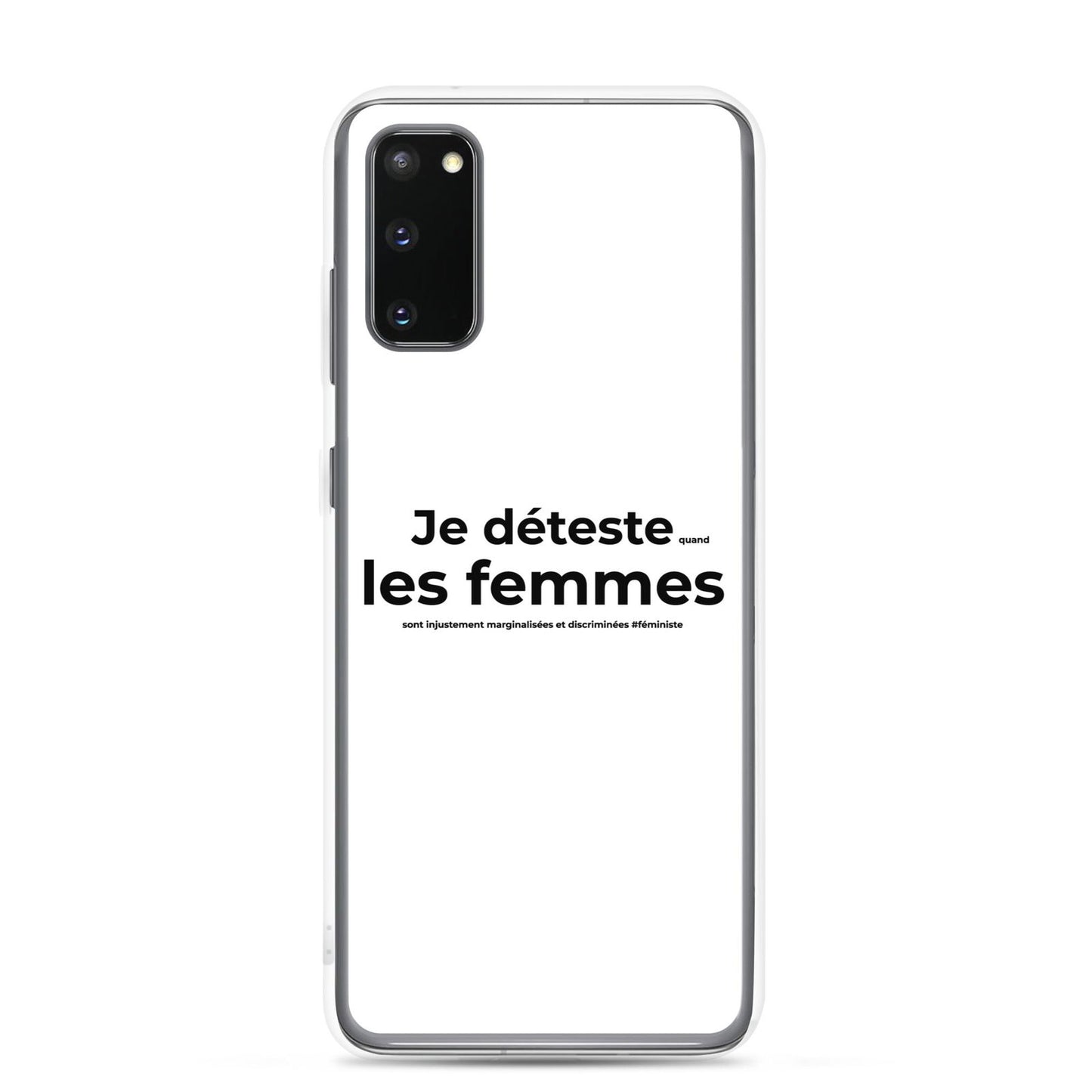 Coque Samsung Féministe Je déteste les femmes Samsung Galaxy S20 - Sedurro