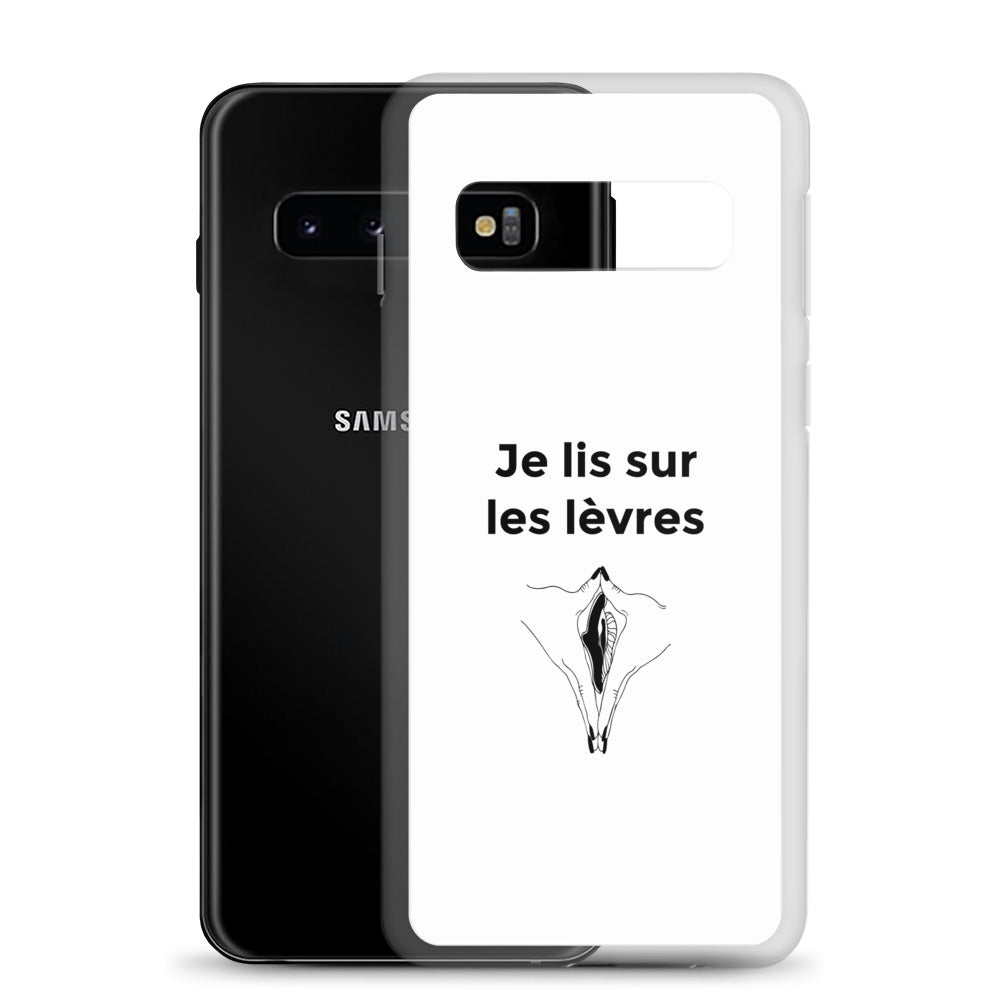 Coque Samsung Je lis sur les lèvres - Sedurro