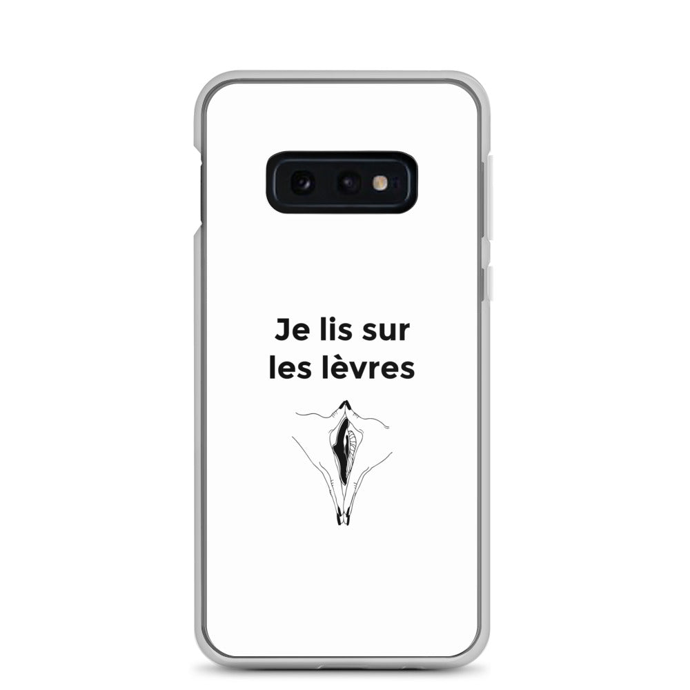 Coque Samsung Je lis sur les lèvres Samsung Galaxy S10e - Sedurro
