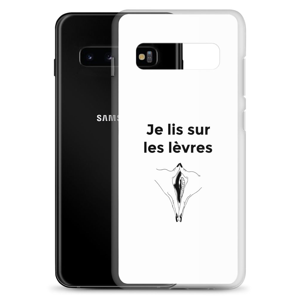 Coque Samsung Je lis sur les lèvres - Sedurro