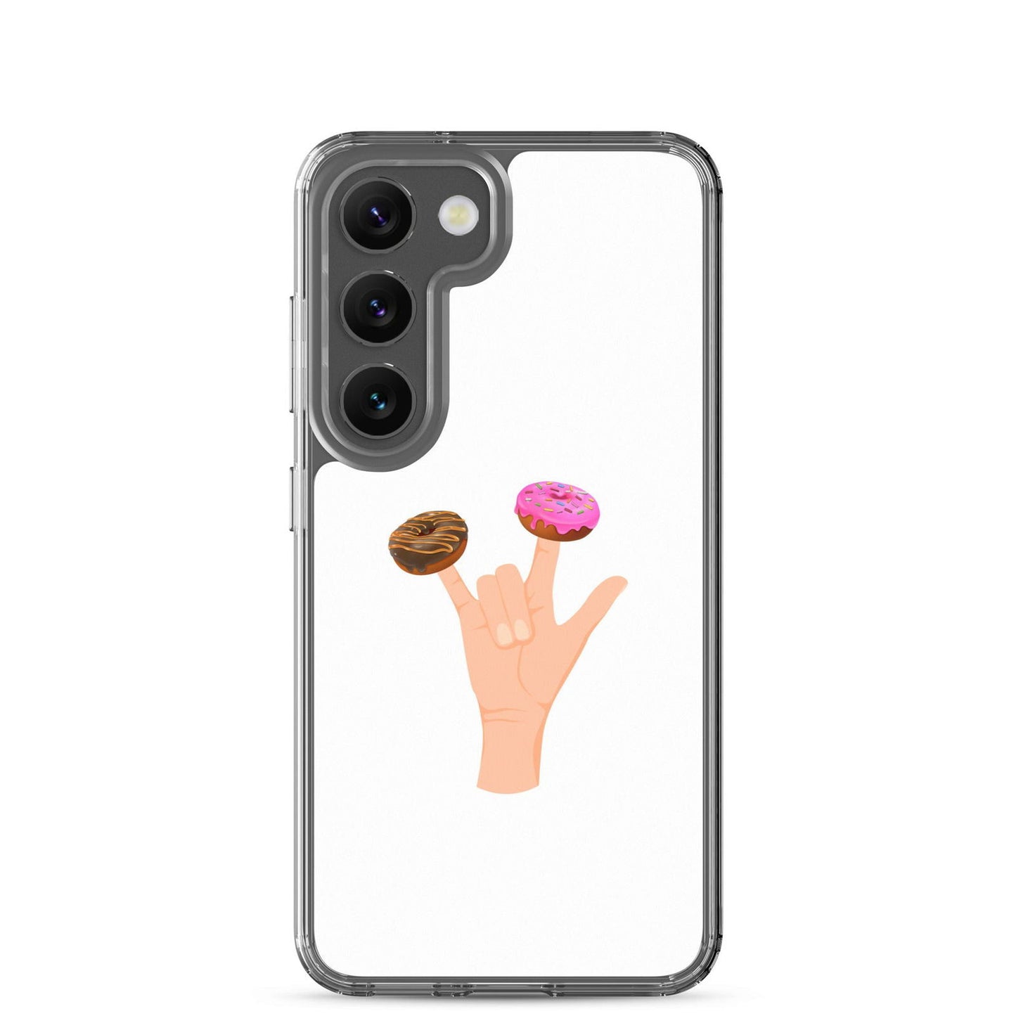 Coque Samsung Main donuts deux doigts Samsung Galaxy S23 - Sedurro