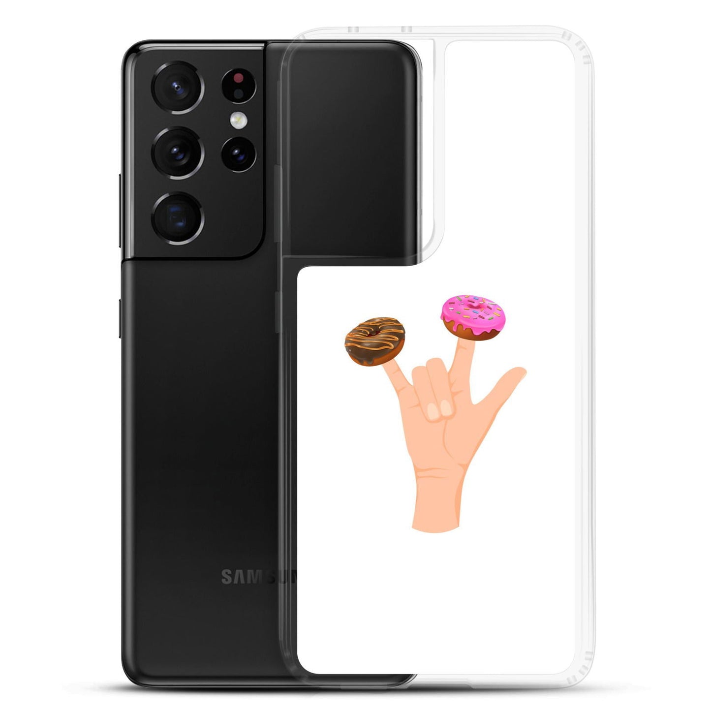 Coque Samsung Main donuts deux doigts - Sedurro