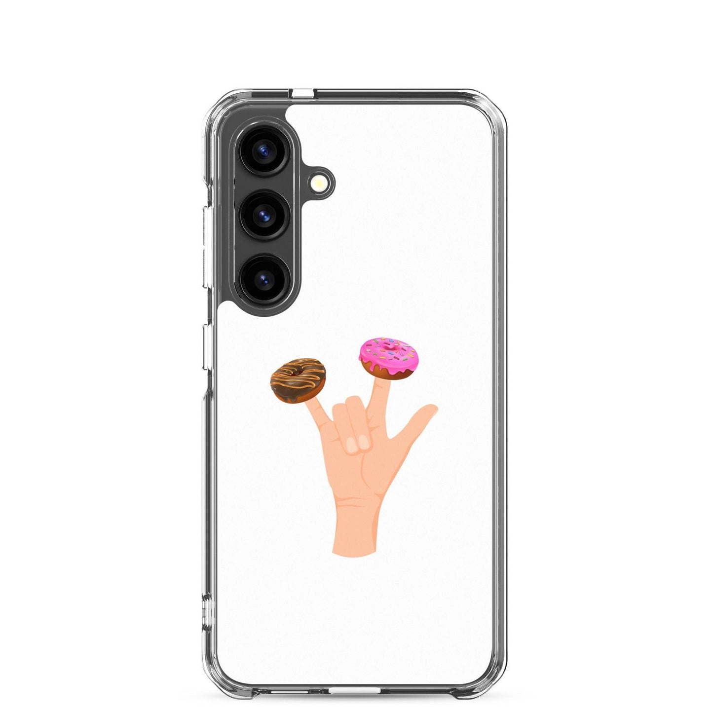 Coque Samsung Main donuts deux doigts Samsung Galaxy S24 - Sedurro