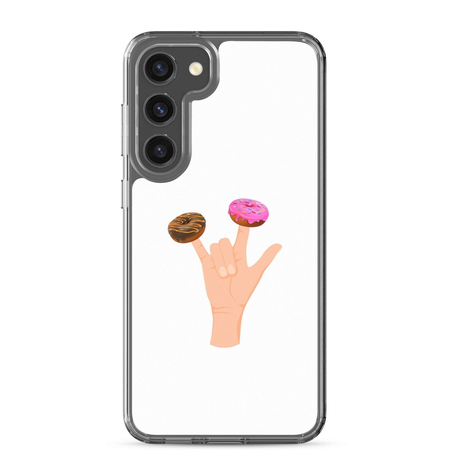 Coque Samsung Main donuts deux doigts Samsung Galaxy S23 Plus - Sedurro