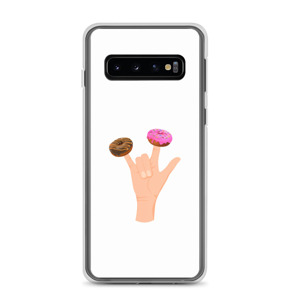 Coque Samsung Main donuts deux doigts Samsung Galaxy S10 - Sedurro