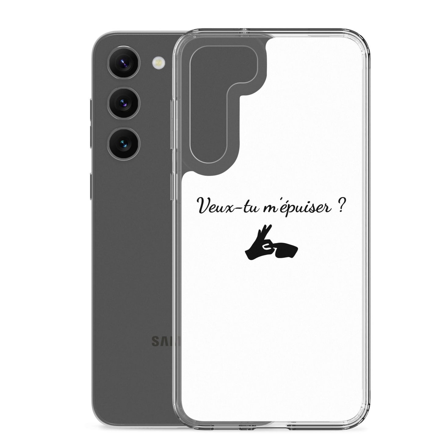Coque Samsung Veux-tu m'épuiser - Sedurro