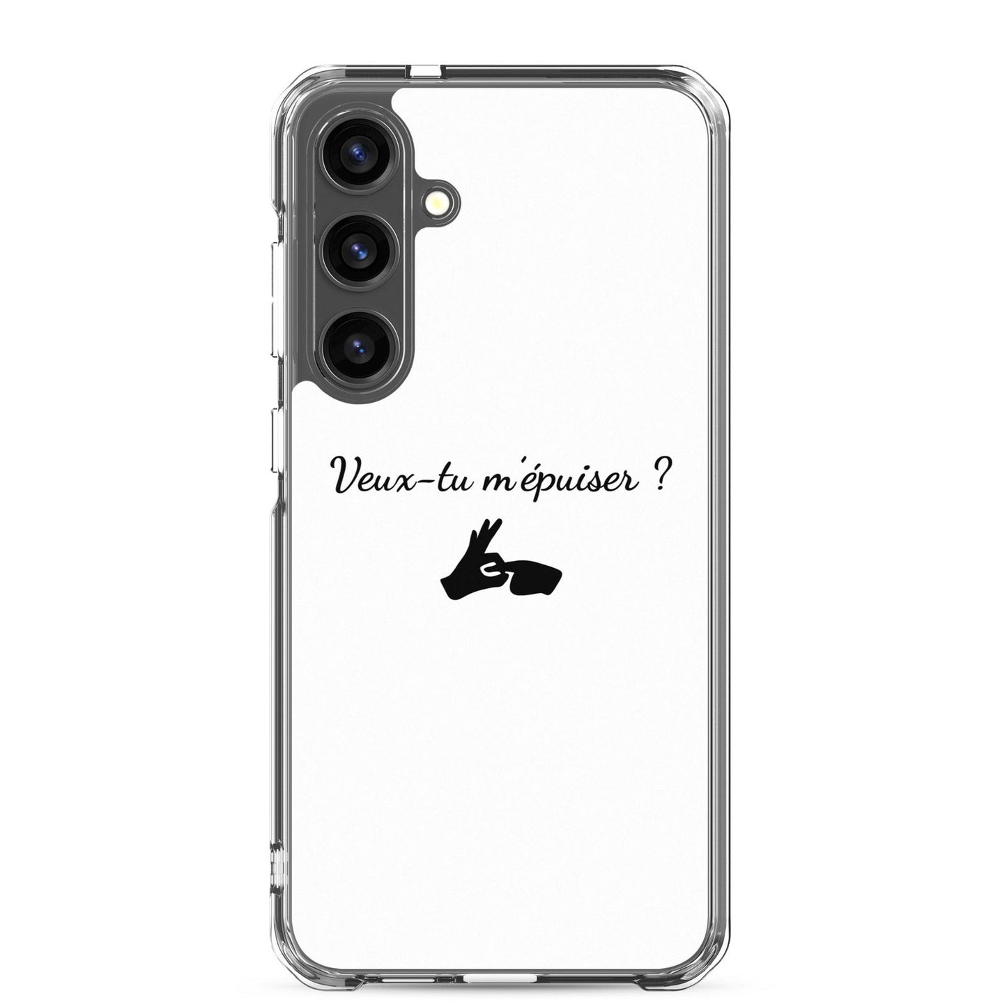 Coque Samsung Veux-tu m'épuiser Samsung Galaxy S24 Plus - Sedurro