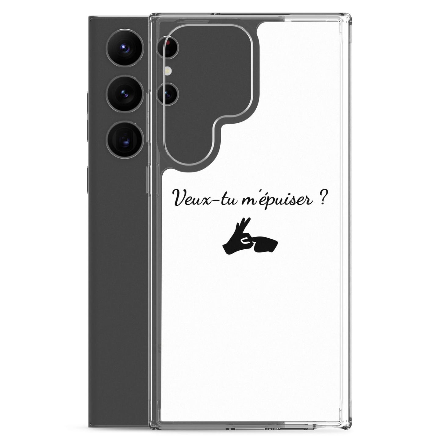 Coque Samsung Veux-tu m'épuiser - Sedurro