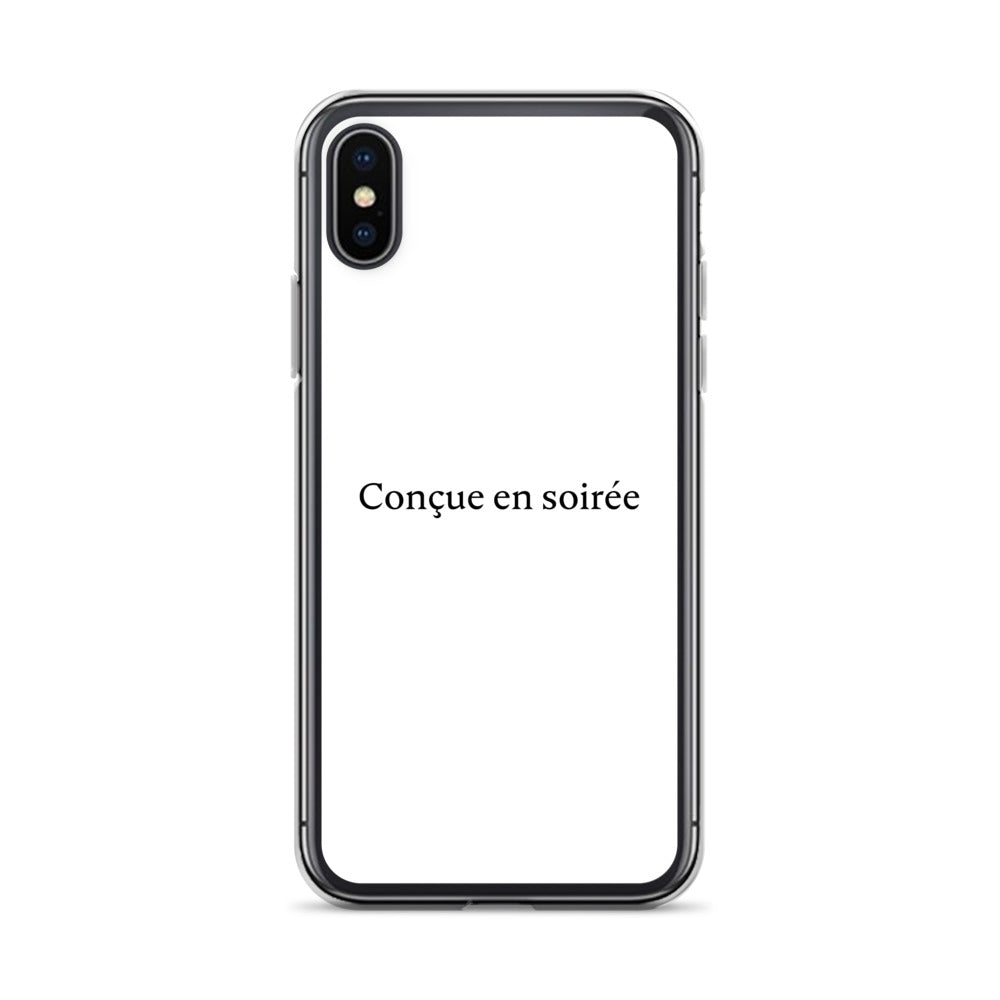 Coque iPhone Conçue en soirée iPhone X XS - Sedurro
