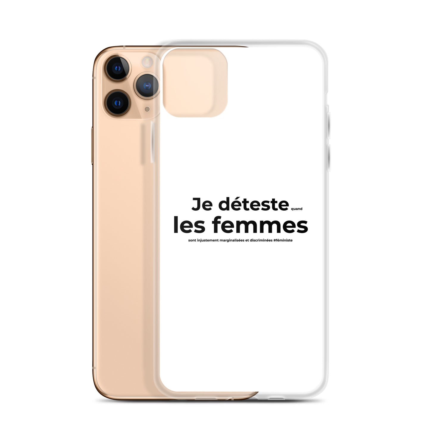 Coque iPhone Féministe Je déteste les femmes - Sedurro