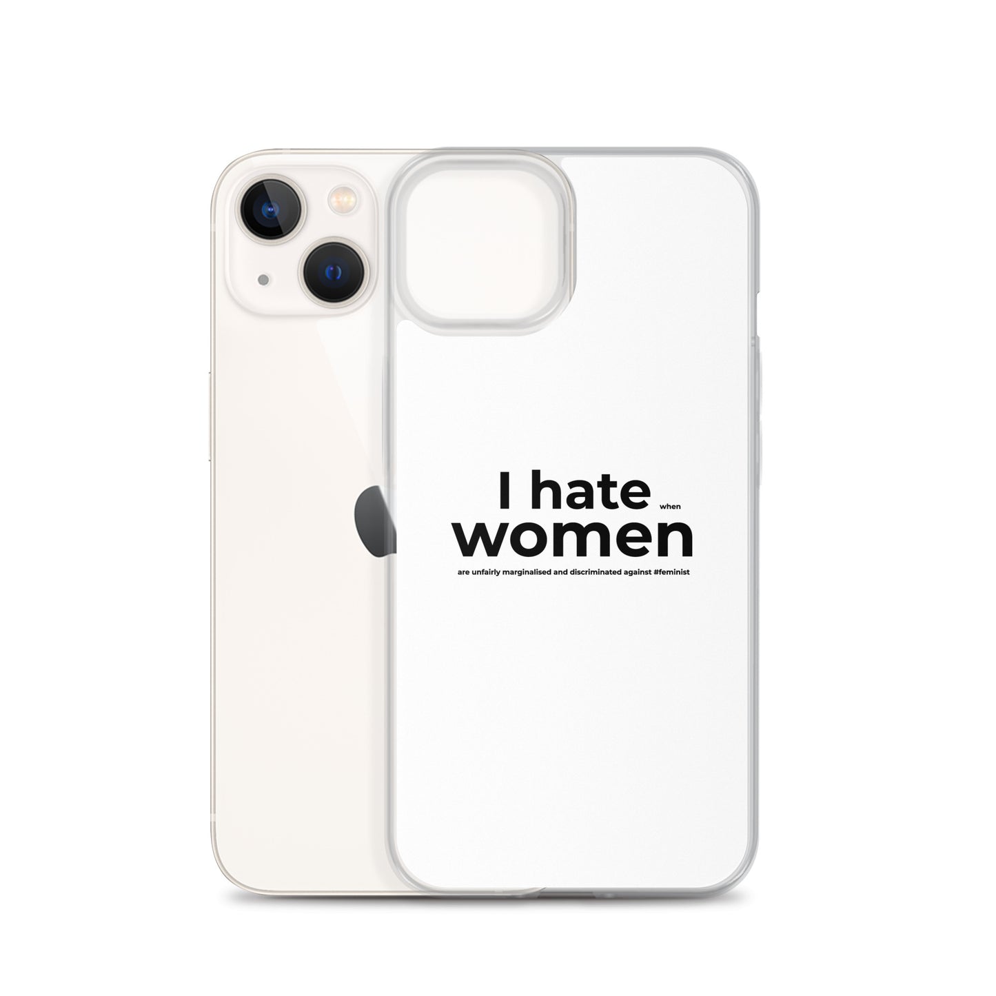 Coque iPhone Feminist I hate women - Sedurro