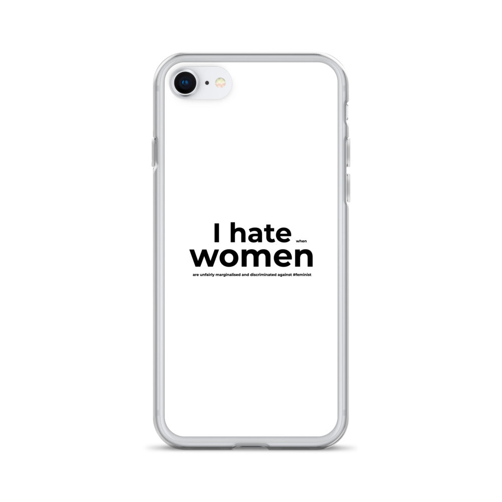 Coque iPhone Feminist I hate women iPhone SE - Sedurro