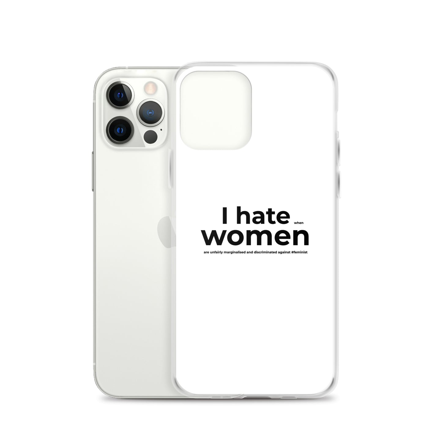 Coque iPhone Feminist I hate women - Sedurro