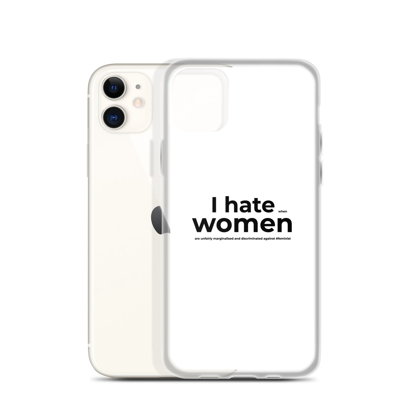 Coque iPhone Feminist I hate women - Sedurro