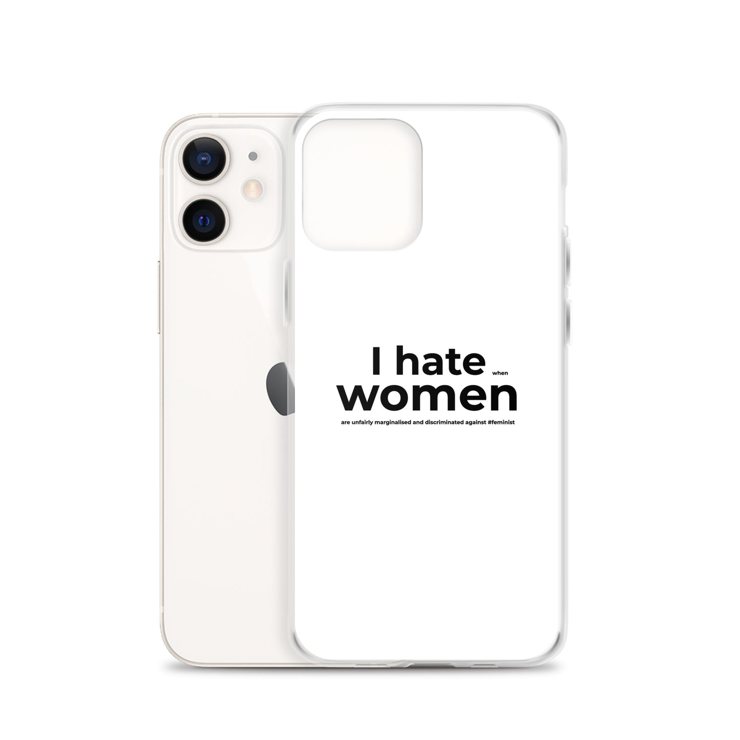 Coque iPhone Feminist I hate women - Sedurro