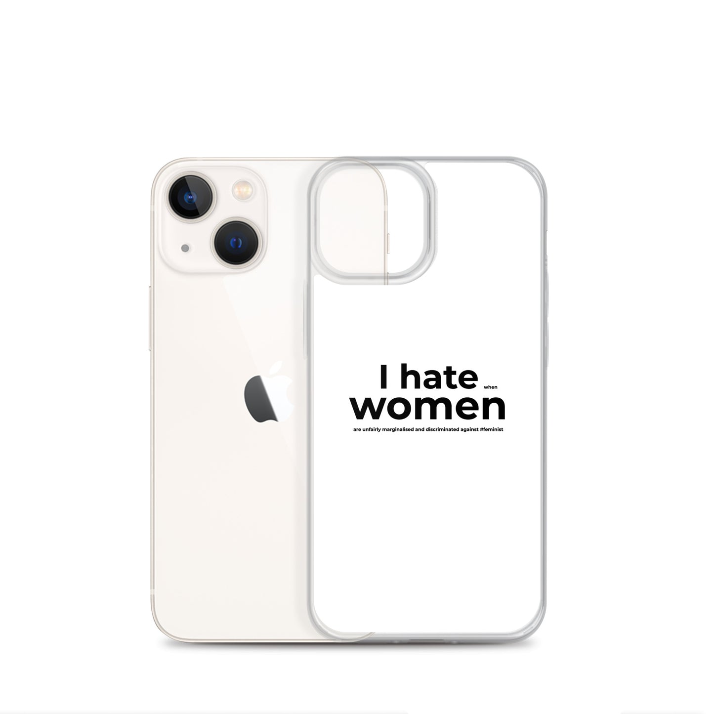 Coque iPhone Feminist I hate women - Sedurro