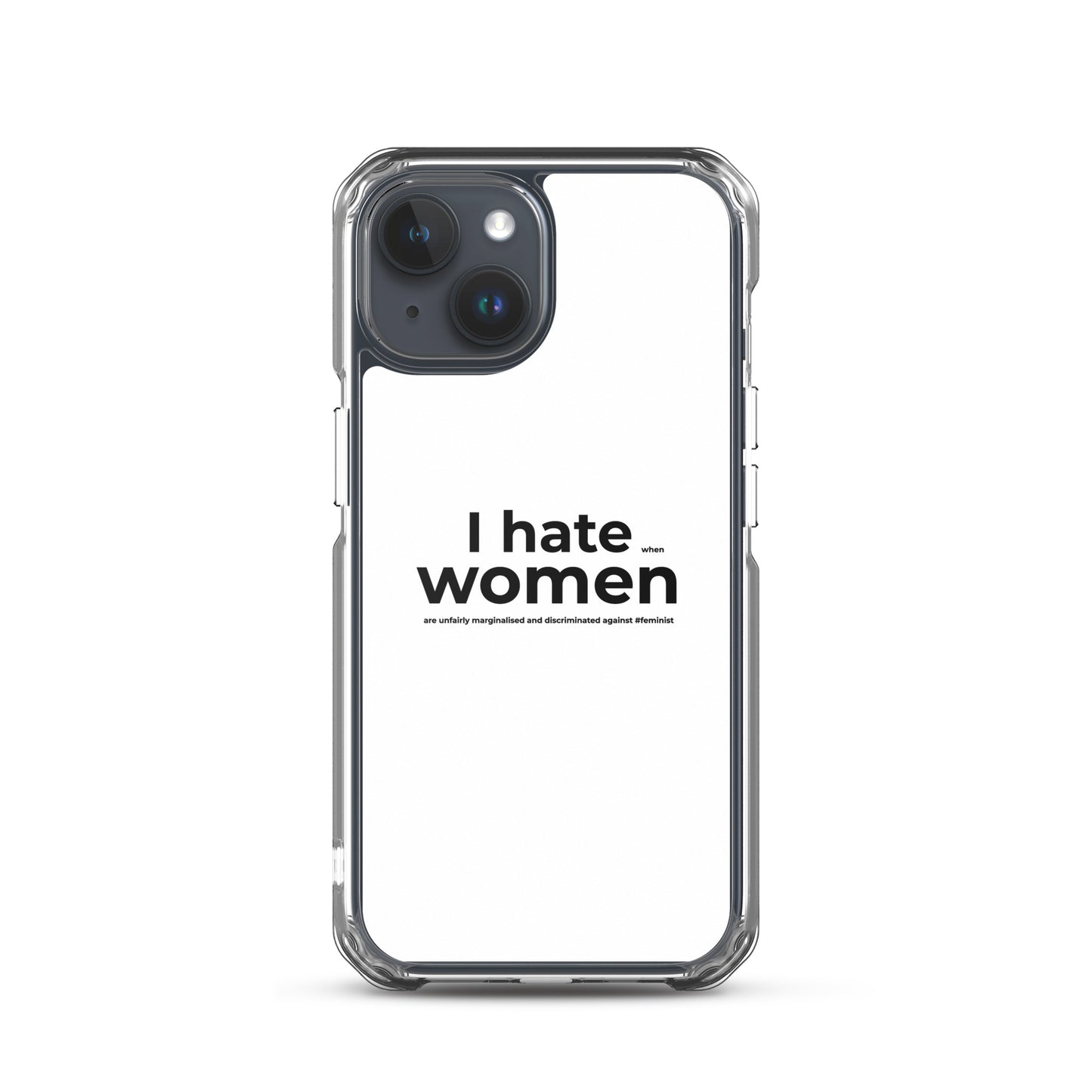 Coque iPhone Feminist I hate women iPhone 15 - Sedurro
