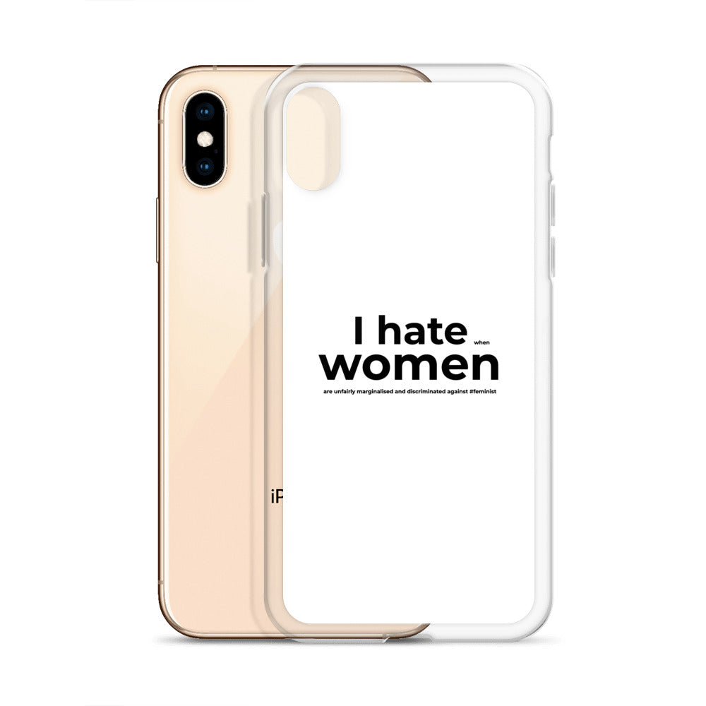 Coque iPhone Feminist I hate women - Sedurro