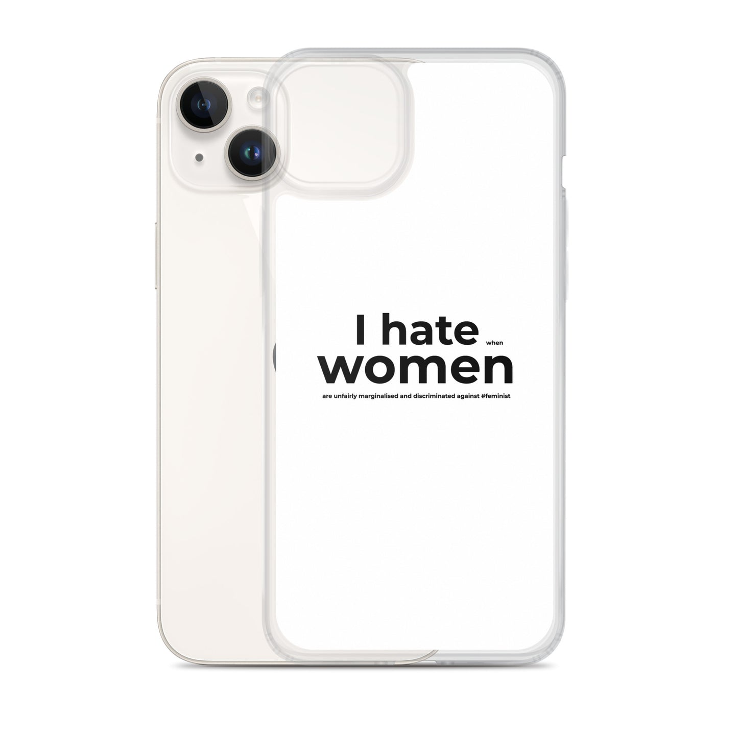 Coque iPhone Feminist I hate women - Sedurro