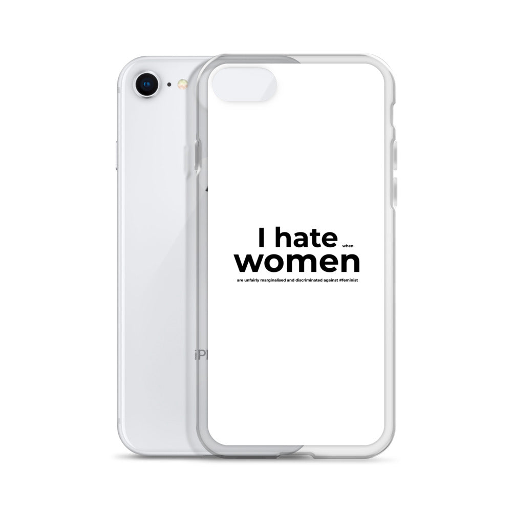 Coque iPhone Feminist I hate women - Sedurro